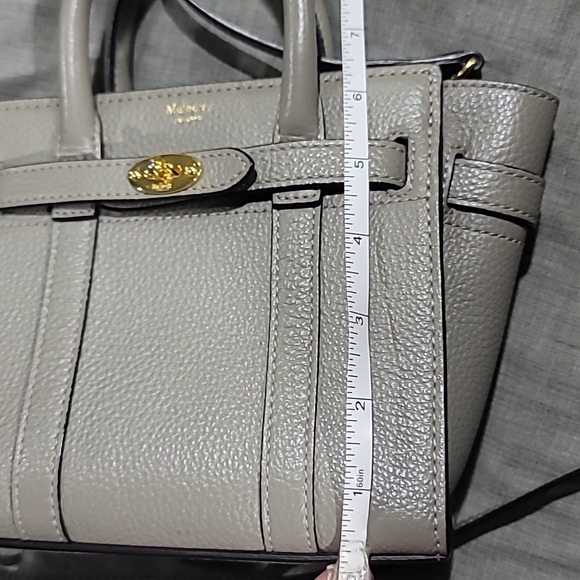 Mulberry micro zipped bayswater in grey - Picture 12 of 12